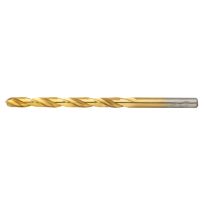 Irwin Titanium Nitride Coating High-Speed Steel Straight Shank, Jobber-Length Drill Bit, 63913, 13/64 IN