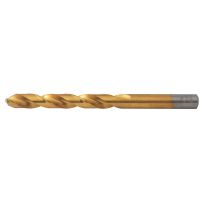 Irwin Titanium Nitride Coating High-Speed Steel Straight Shank, Jobber-Length Drill Bit, 63928, 7/16 IN