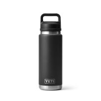 YETI® Rambler® Bottle with Chug Cap, 21071200018, Black, 26 OZ