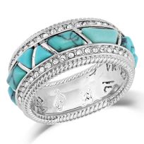 Montana Silversmiths High Noon Cobblestone Ring, RG5481TQ-7, Ring Size 7