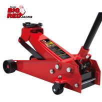 BIG RED Pro Series Hydraulic Single Piston Pump Floor Jack 3 Ton Capacity, T83002