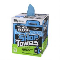 Toolbox 200ct Blue Shop Towels Box, 5520201