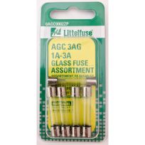 Littelfuse Assortment Fuse Agc 3ag 250v, 1a-3a, 0AGC0002ZP