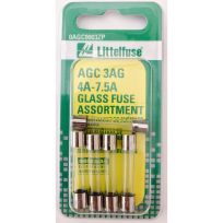 Littelfuse Assortment Fuse Agc 3ag 32v, 4a-7.5a, 0AGC0003ZP