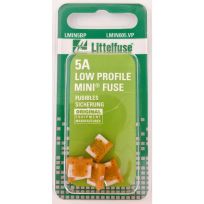 Littelfuse Low Profile Mini Fuse, 58vdc, 5a, LMIN005.VP