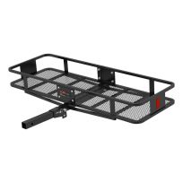 Curt Manufacturing 60 IN x 20 IN Basket-Style Cargo Carrier (Folding 2 IN Shank), 18151