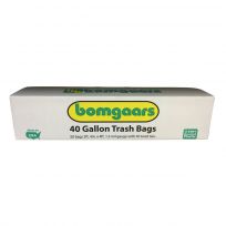 Bomgaars Trash Bags, Black, 50-Count, BOM40B, 40 Gallon