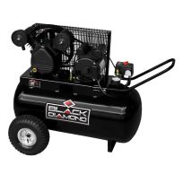 Black Diamond Single Stage Oil Lubricated Portable Air Compressor, BDPC1682066.MN, 20 Gallon