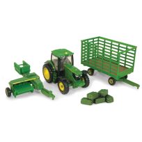 ERTL John Deere 6210R 338 Baler & Wagon, 1:64, 45439