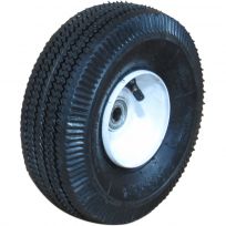 Hi-Run Wheelbarrow, Golf and ATV Tire 4.10 / 3.50 - 6 - 4PR SAWTOOTH, CT1012