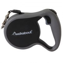 Petmate Walkabout Retractable Leash, 02403, Black