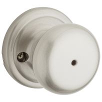 Kwikset Polo Bed / Bath Knob, 93001-875, Satin Nickel