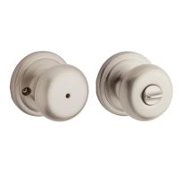 Kwikset Tylo Bed / Bath Knob, 93001-865, Satin Nickel