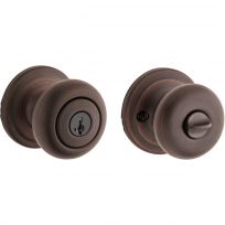 Kwikset Polo Keyed Entry Knob, 94002-822, Venetian Bronze