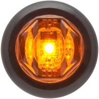 Optronics 2-LED Yellow 3/4 IN Marker / Clearance Light Kit with Grommet; PC-Rated; Hard Wired, MCL12AK