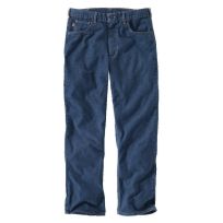 Carhartt Men's Flame-Resistant Signature Denim Jean-Relaxed Fit