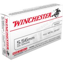 Winchester 5.56mm - 55 Grain Full Metal Jacket Ammo, 20-Round, Q3131