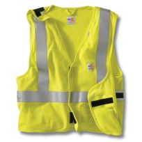 Carhartt Men's Flame-Resistant High-Visibility 5-Point Breakaway Vest