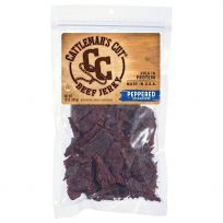 Cattleman's Cut Peppered Steakhouse Beef Jerky, 53357, 10 OZ