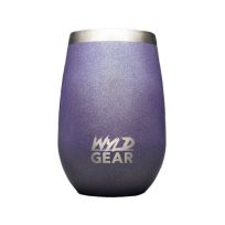 Wyld Gear Wine Glass, WW12-18PR, Purple Rainbow, 12 OZ