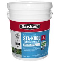 Gardner Elastomeric White Roof Coating, SK-7705, 5 Gallon