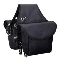 Weaver Equine Insulated Nylon Saddle Bag, 15-0170-BK, Black