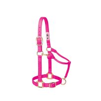 Weaver Equine Original Adjustable Nylon Horse Halter, 35-1030-DP, Diva Pink