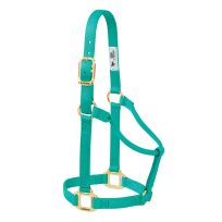 Weaver Equine Original Non-Adjustable Nylon Horse Halter, 35-7006-EG, Emerald Green, Large