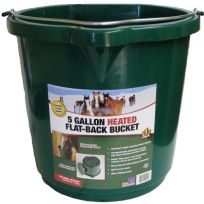 Farm Innovators All Seasons Oversized Flat-Back Heated Bucket, FB-120