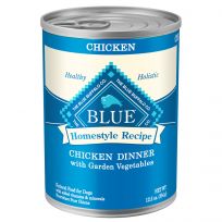 Blue Homestyle Recipe Homestyle Recipe wet Dog Food with Chicken Dinner, Garden Vegetables, 800195, 12.5 OZ Can
