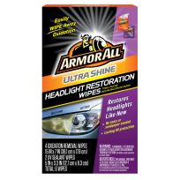 Armor All Ultrashine Headlight Restoration Wipes, 18514W