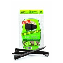 Master Mark Terrace Board Landscape Stakes 10-Pack, 99410, Black