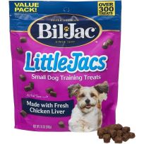 Bil-Jac Little Jacs Small Dog Training Treats - Made with Chicken Liver, 404-049-15, 10 OZ