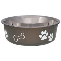 Bella Bowl Medium Dog Bowl, 7405, Espresso