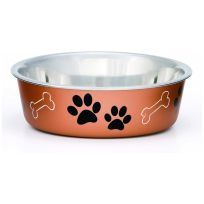 Bella Bowl Large Dog Bowl, 7452, Copper