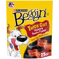 PURINA Beggin Chew Dog Treats Thick Cut Hickory Smoke Flavor, 25 OZ