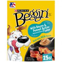 PURINA Beggin Chew Dog Treats with Bacon & Peanut Butter Flavor, 25 OZ