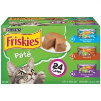 PURINA Friskies Pate Variety Pack Cat Food, 24-Pack, 5.5 OZ Can