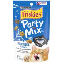 PURINA Friskies Party Mix Cat Treats Beachside Crunch, 2.1 OZ