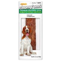 Chomp'ems 8 IN  Retriever with Duck Beefhide Stick, 7N08250