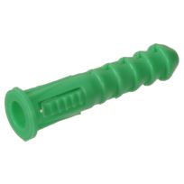 Hillman #12-14-16 XL-Pak Ribbed Plastic Anchor w/ Screw, 41822, 1-1/2 IN