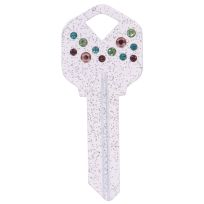 Diva Confetti Key Blank, 87035