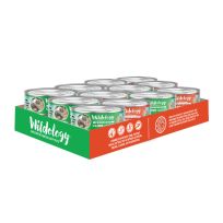 Wildology Variety Pack of CLIMB & LEAP Wholesome 12 Chicken / 12 Salmon Cans, WD030-WET, 5.5 OZ Can