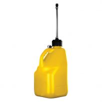 Plastic Product Formers Square Plastic Multi-Purpose Utility Jug, 5UJY-4033, Yellow, 5 Gallon