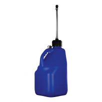 Plastic Product Formers Square Plastic Multi-Purpose Utility Jug, 5UJY-4073, Blue, 5 Gallon