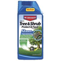 Bioadvanced 12 Month Tree & Shrub Protect & Feed, Concentrate, ZZBY704138A, 32 OZ