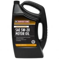 Harvest King Conventional Motor Oil, SAE 5W-20, HK060, 1.25 Gallon