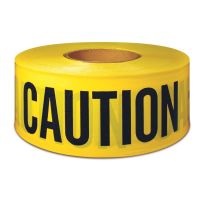 IPG Caution Tape, Bright Yellow, 3 IN x 300 FT, 600CB 300