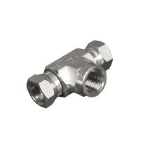 Apache Style 1602 Female Pipe Thread Female Pipe Thread Swivel Hydraulic T Adapter, 1/2 IN x 1/2 IN, 39035915