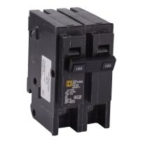 Square D Homeline Circuit Breaker 2-Pole, 100A, 120 / 240V, HOM2100CP